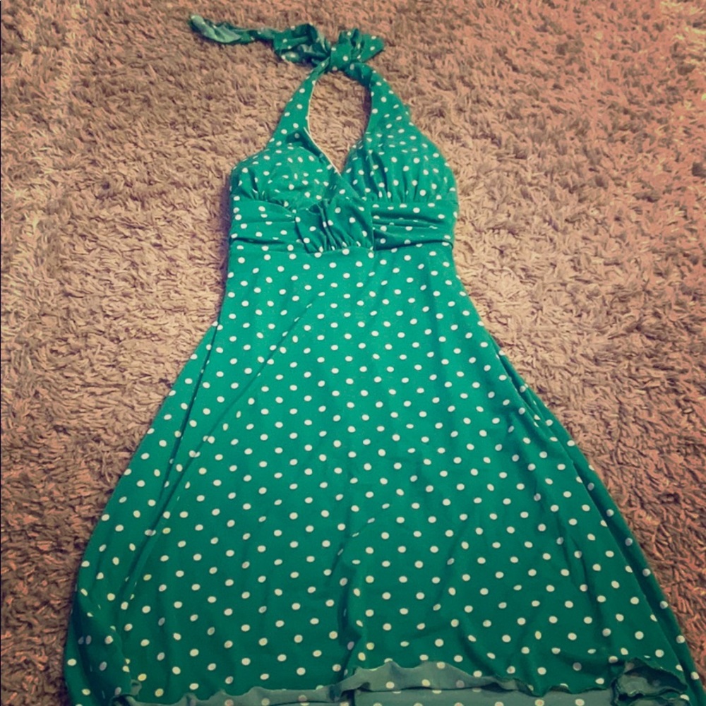 Spring halter dress